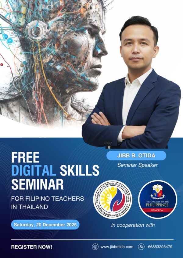 FREE DIGITAL SKILLS SEMINAR FOR FILIPINO TEACHERS IN THAILAND